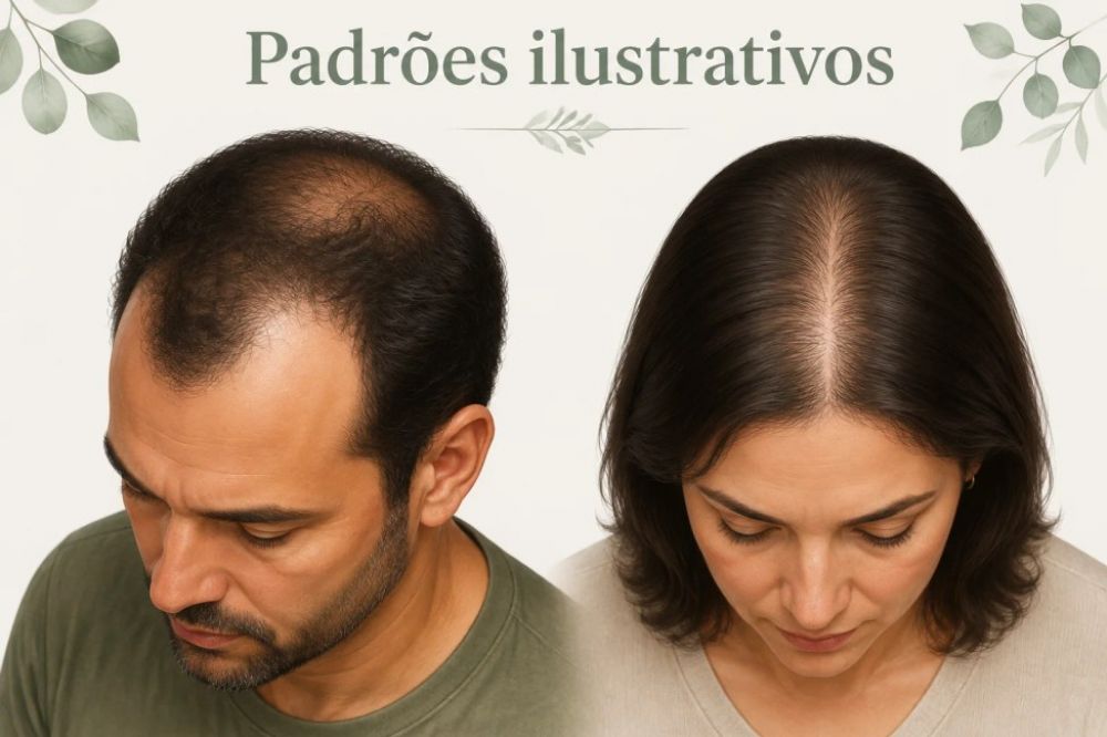 Dois exemplos ilustrativos de afinamento nas entradas e topo e de alargamento da divisão central.